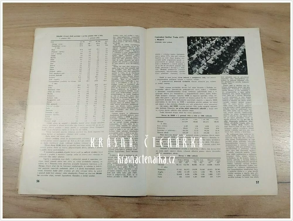 ZEMĚ SOVĚTŮ, časopis společnosti pro hospodářské a kulturní sblížení s SSSR, číslo 4/1932