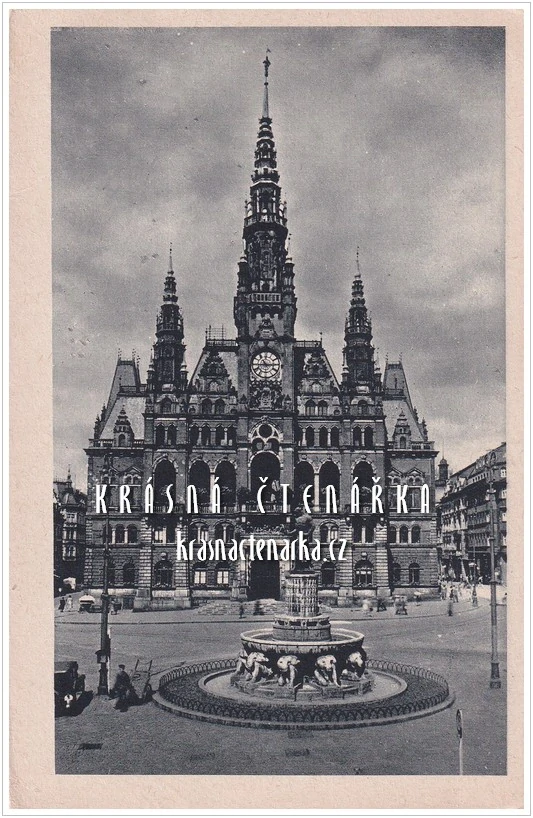 LIBEREC, Radnice, náměstí a Metznerova kašna
