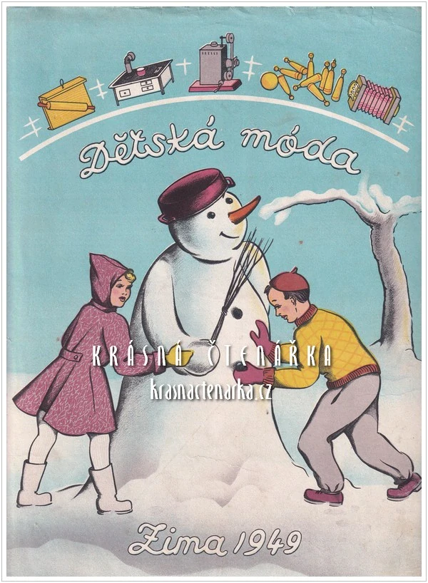 DĚTSKÁ MÓDA Zima 1949, Vydavatel Karel Berner, módní časopisy