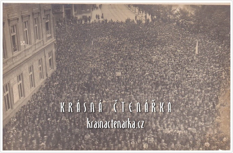 PRAHA, Jubilejní výstava Národního divadla, 16. květen 1918 (?)