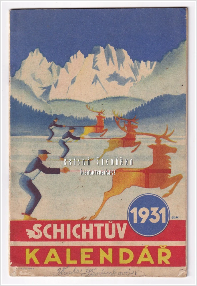 SCHICHTŮV KALENDÁŘ 1931 | Reklamní kalendář fy Schicht z Ústí nad Labem