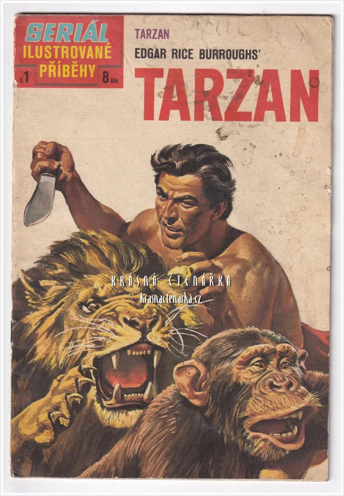 TARZAN – SERIÁL ILUSTROVANÉ PŘÍBĚHY Č. 1 (Edgar Rice Burroughs, il. Russ Manning, Jesse Marsh, George Wilson)