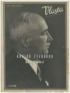 Časopis Vlasta č. 36/1948, číslo vydané k úmrtí Edvarda Beneše