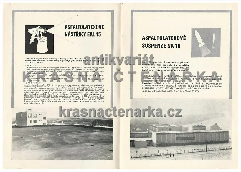 Katalog: OKRESNÍ STAVEBNÍ podnik V HAVLÍČKOVĚ BRODĚ (Údržby lepenkových a plechových krytin, Protipožární impregnace, Hliníkové střešní krytiny)