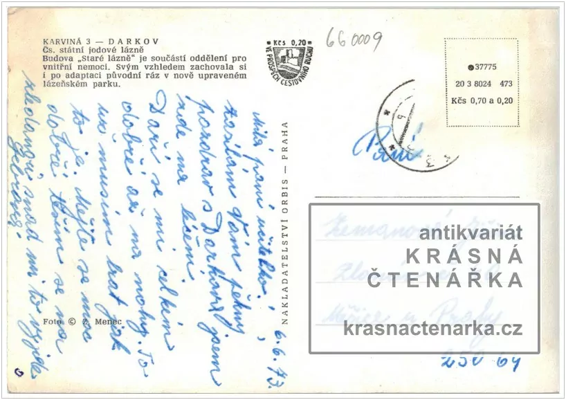 KARVINÁ - DARKOV, Staré lázně