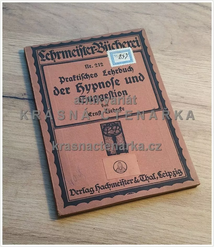 PRAKTISCHES LEHRBUCH DER HYPNOSE UND SUGGESTION (Liebecke Ernst)