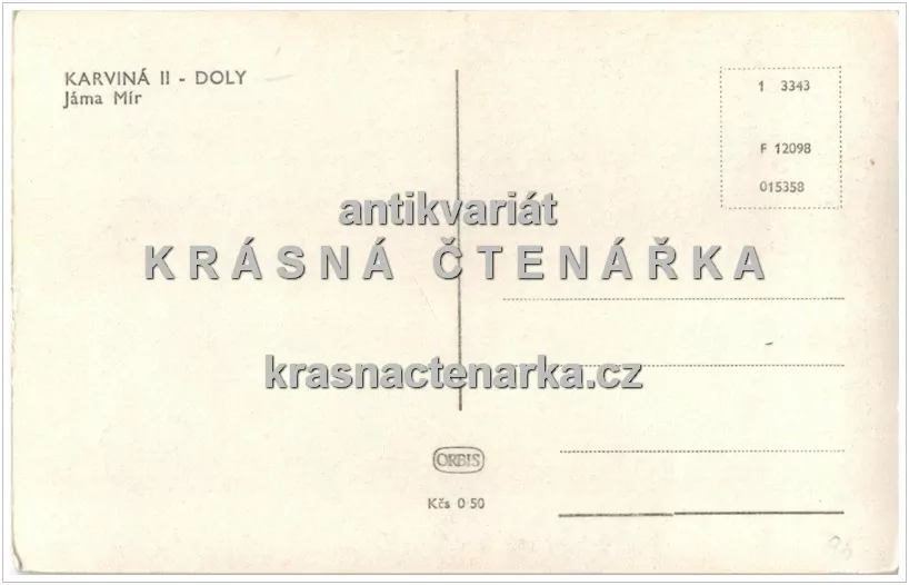 KARVINÁ, Doly - Jáma Mír