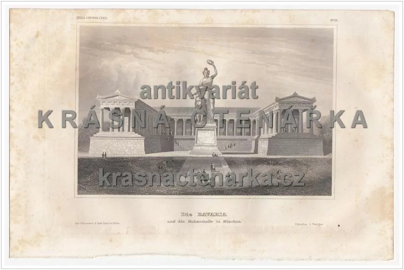 DIE BAVARIA UND DIE RUHMESHALLE IN MÜNCHEN (NĚMECKO)(ocelorytina )