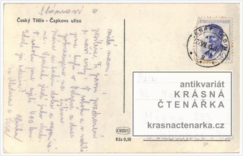 ČESKÝ TĚŠÍN, Čapkova ulice