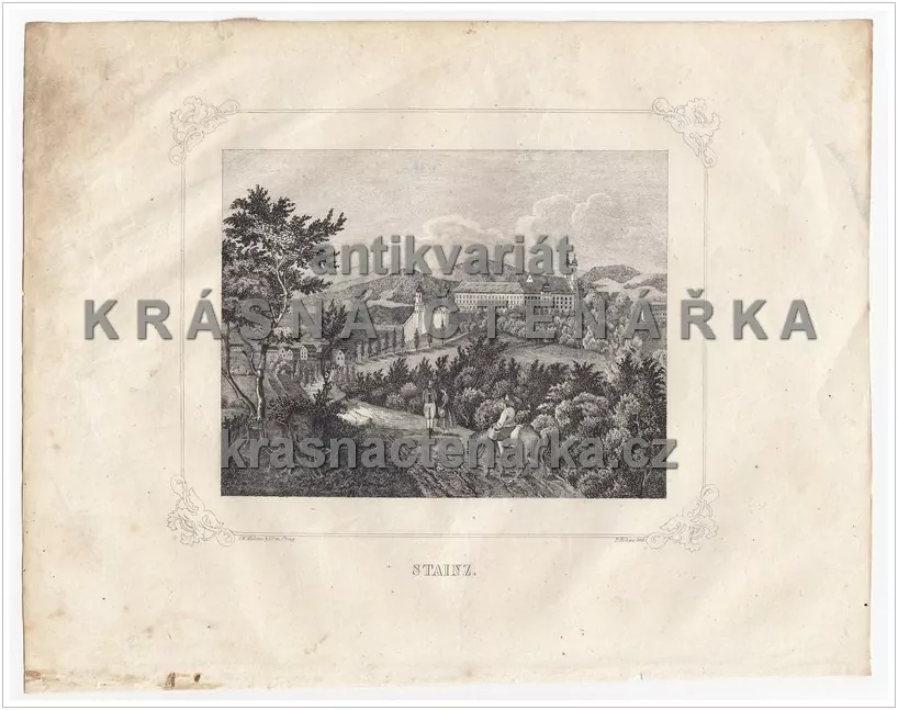 STAINZ (RAKOUSKO)(Medau / Hohne, litografie) 