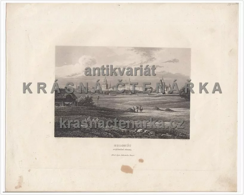 HOLOMÚC S WÝCHODNÍ STRANY (OLOMOUC)(Höfer / Wurbs / Haase, ocelorytina) 