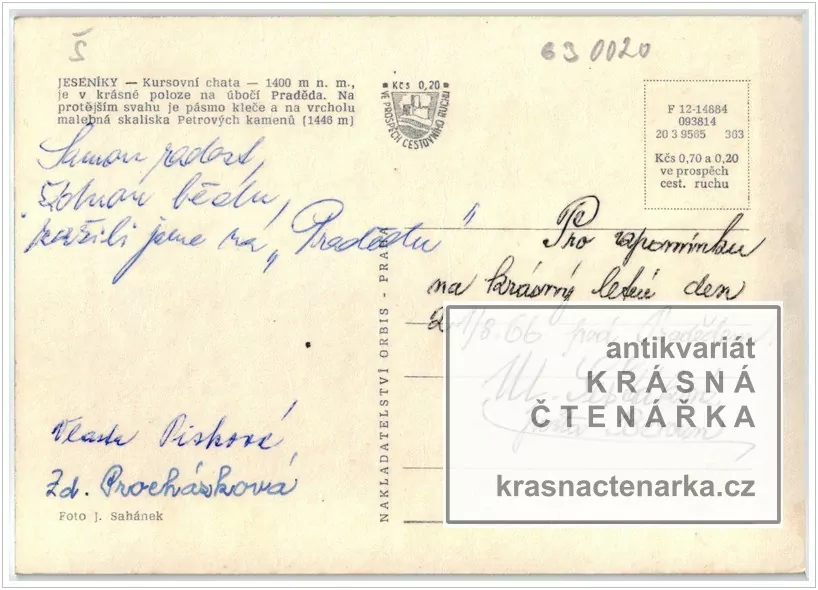 Pohoří JESENÍKY, Kursovní chata