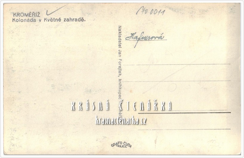 KROMĚŘÍŽ, Kolonáda v Květné zahradě