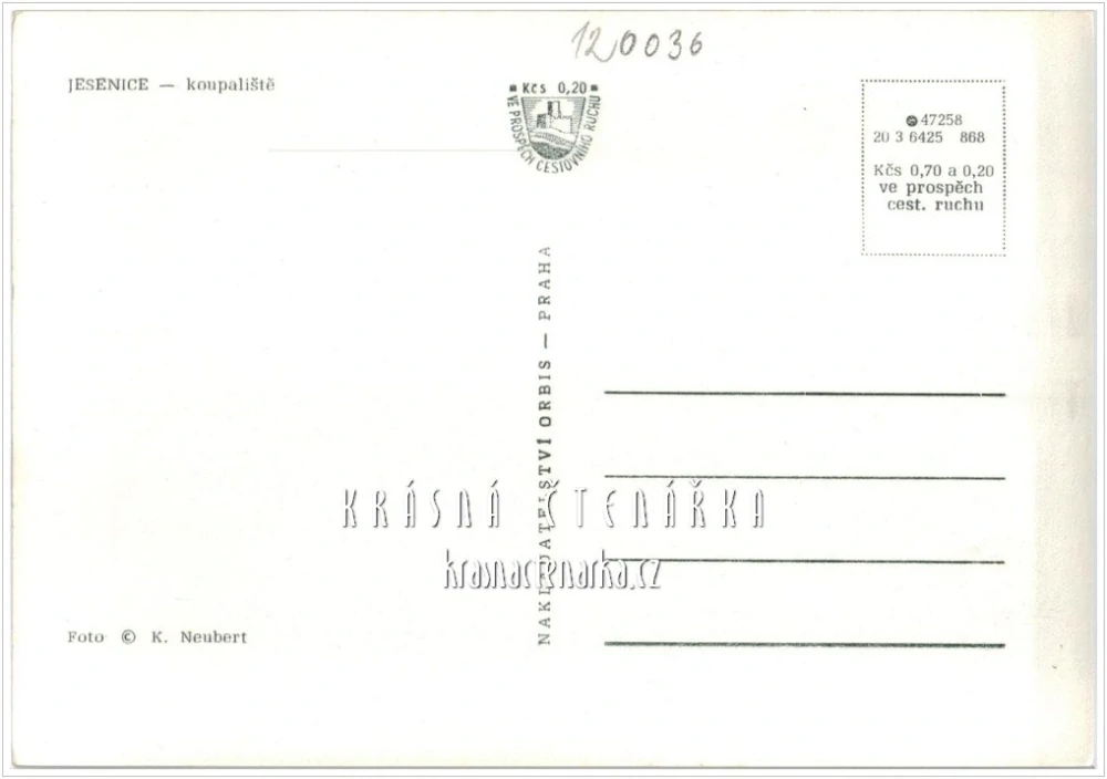 JESENICE, Velký rybník a kemp