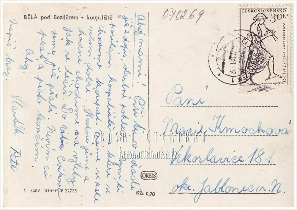 BĚLÁ POD BEZDĚZEM, Koupaliště