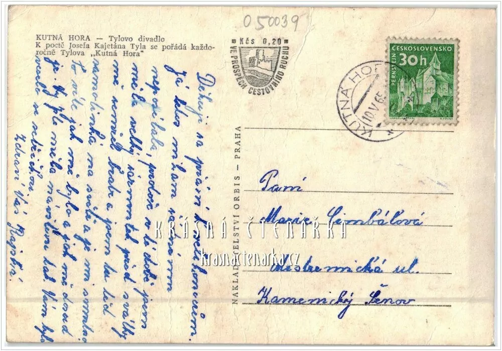 KUTNÁ HORA, Tylovo divadlo