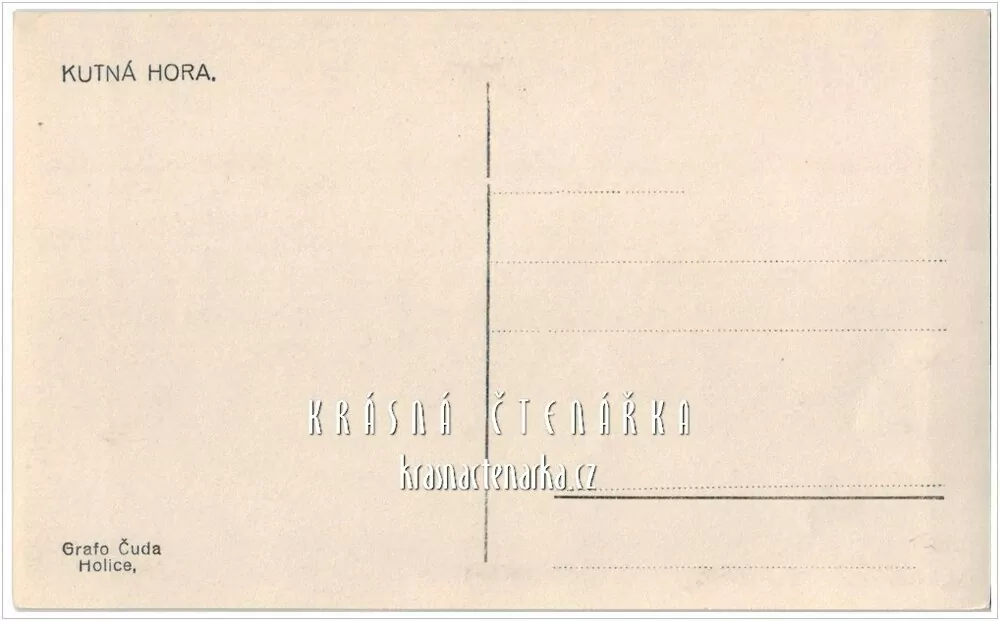 KUTNÁ HORA, Kamenná kašna