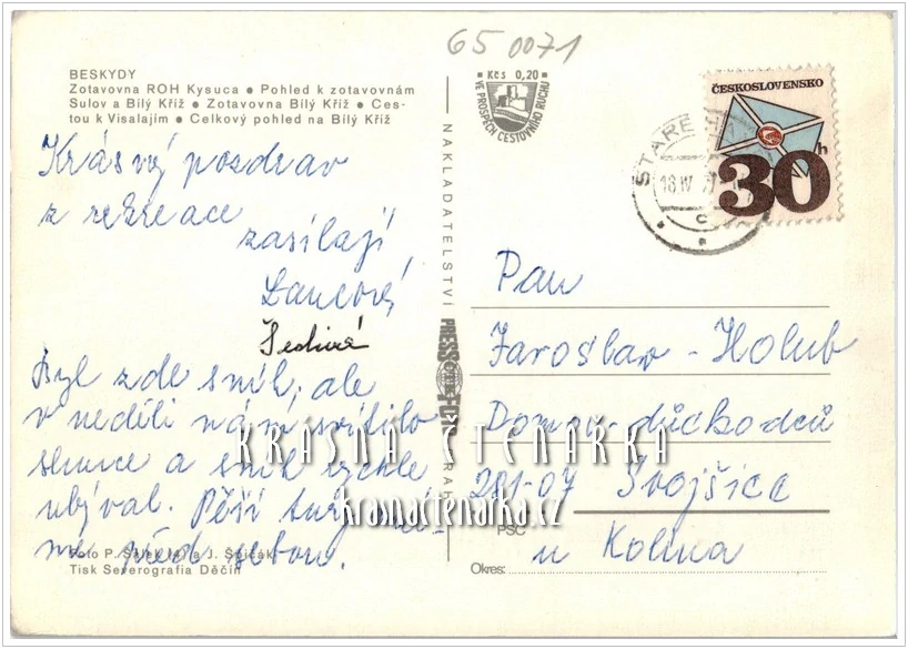 BÍLÝ KŘÍŽ, Bílý kříž a Sulov