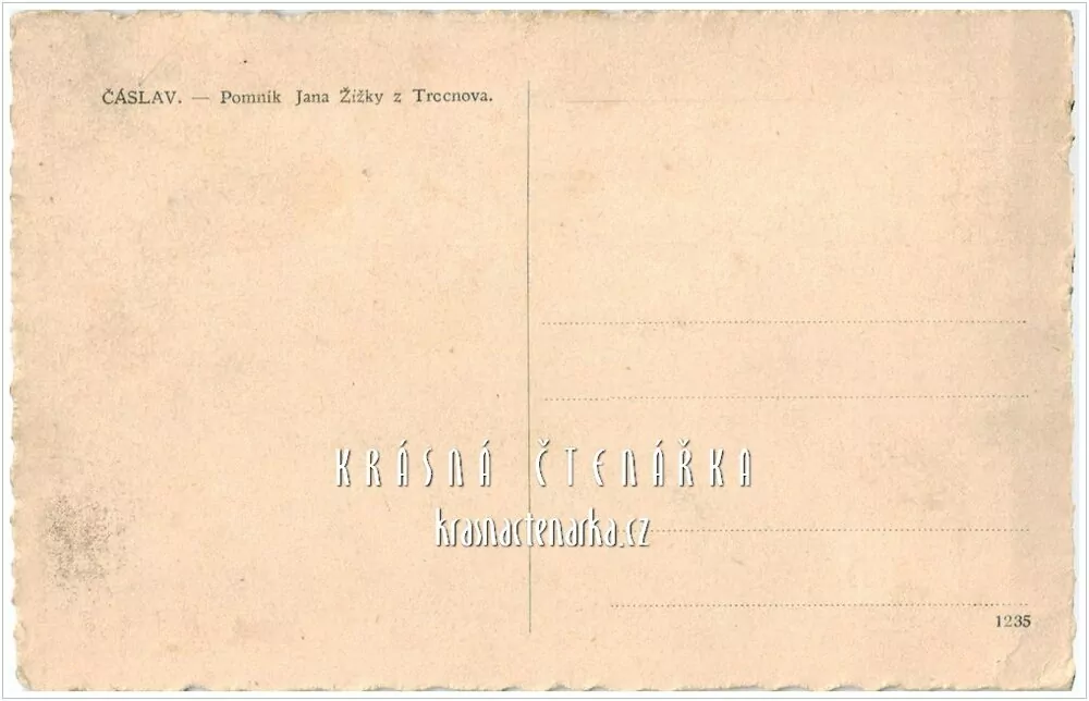 ČÁSLAV, Socha Jana Žižky na náměstí