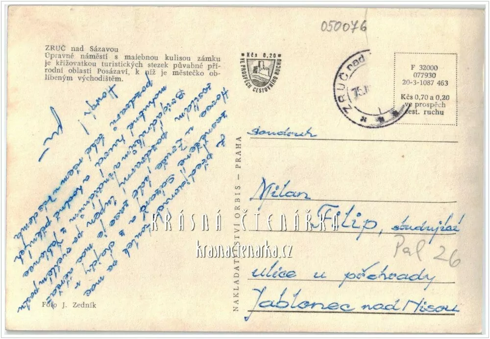 ZRUČ NAD SÁZAVOU, Náměstí MUDr. J. Svobody a zámek