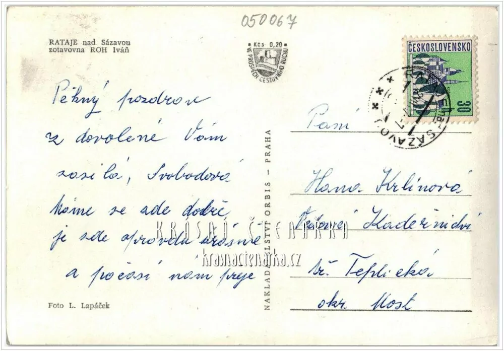 RATAJE NAD SÁZAVOU - IVÁŇ, Zotavovna Iváň
