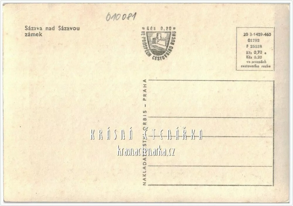 SÁZAVA, Pohled na klášter