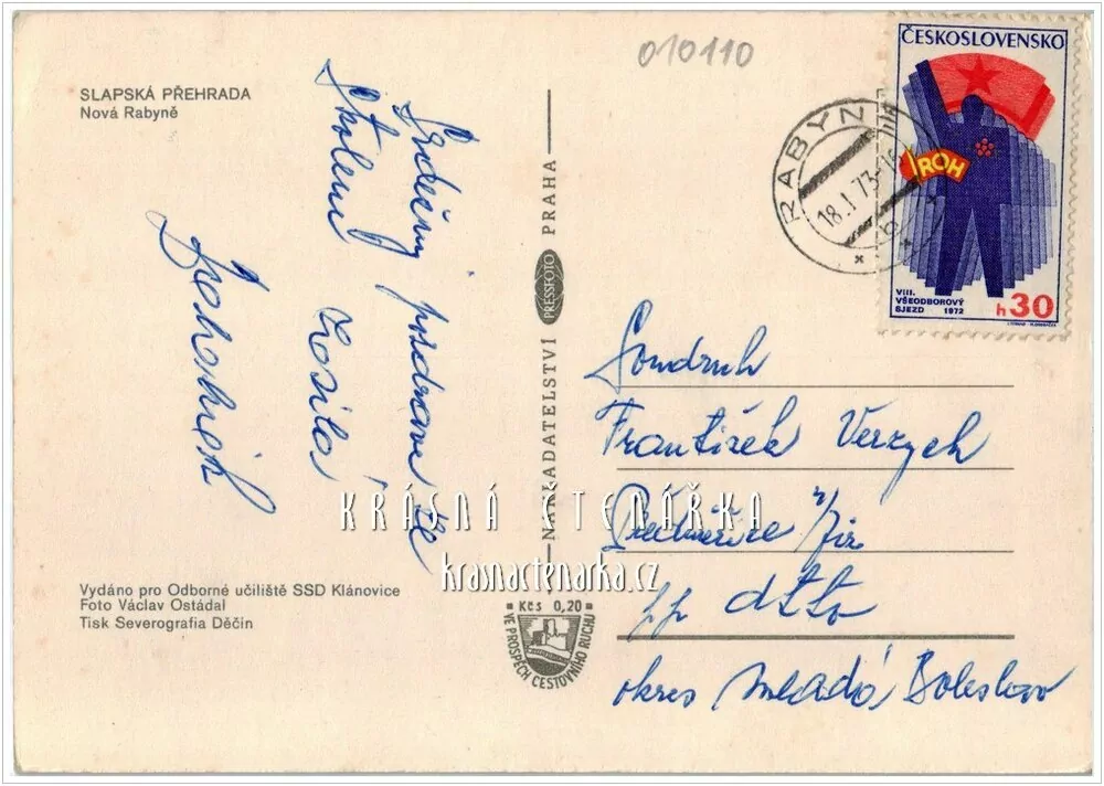 SLAPSKÁ PŘEHRADA - NOVÁ RABYNĚ