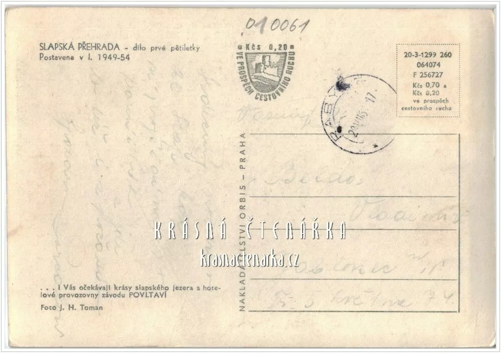 SLAPSKÁ PŘEHRADA a vodní elektrárna