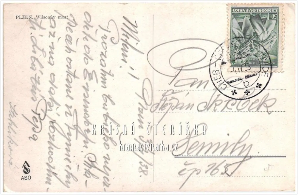 PLZEŇ, Wilsonův most a nábřeží