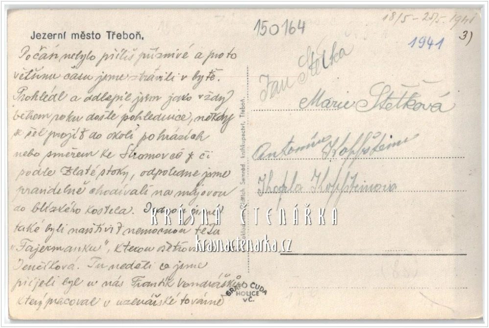 TŘEBOŇ, Náměstí, nyní Masarykovo náměstí