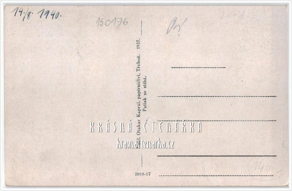 TŘEBOŇ, Dům U bílého koníčka na náměstí