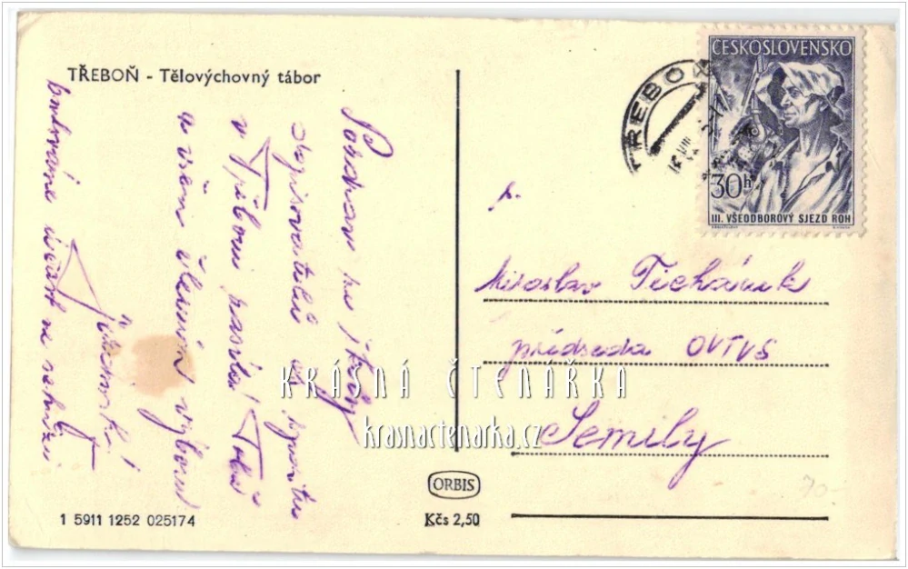 TŘEBOŇ - DOUBÍ, Tělovýchovný tábor