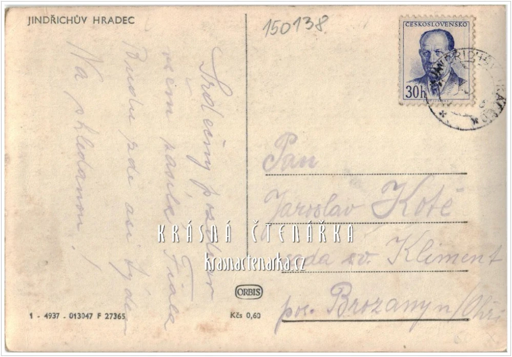 JINDŘICHŮV HRADEC, Náměstí Míru i s autobusem