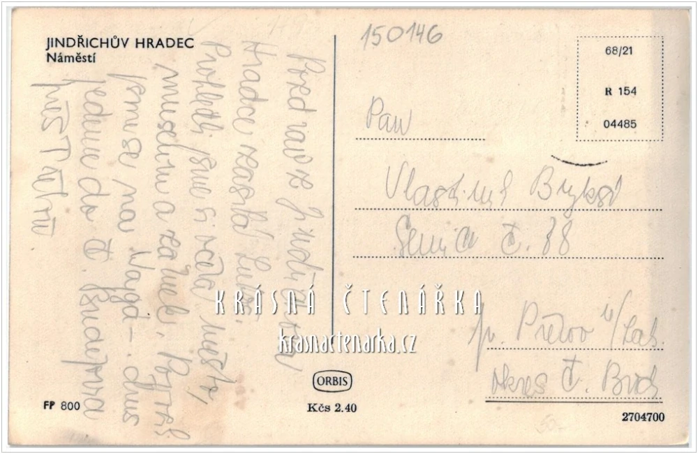 JINDŘICHŮV HRADEC, Náměstí Míru