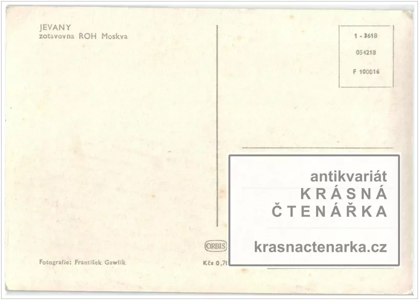 JEVANY, Grandhotel Wagner nebo také zotavovna Moskva