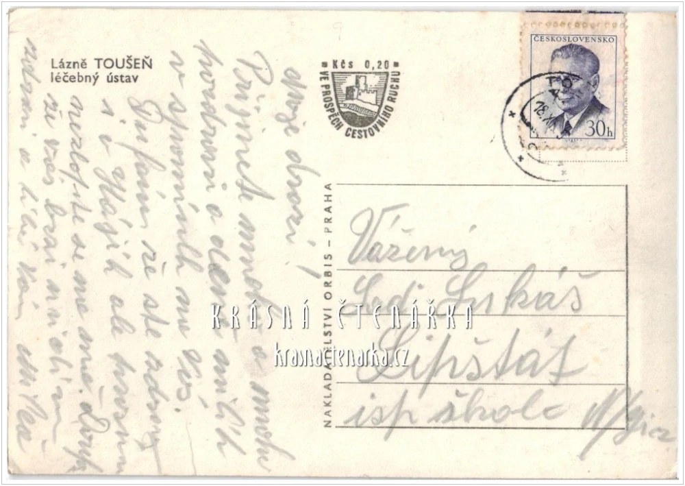 LÁZNĚ TOUŠEŇ, Léčebný ústav