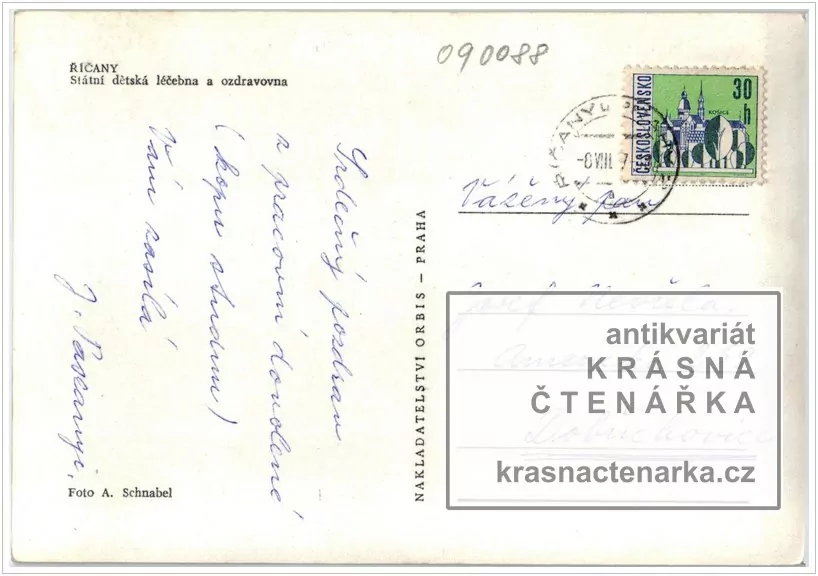 ŘÍČANY, Olivova dětská léčebna