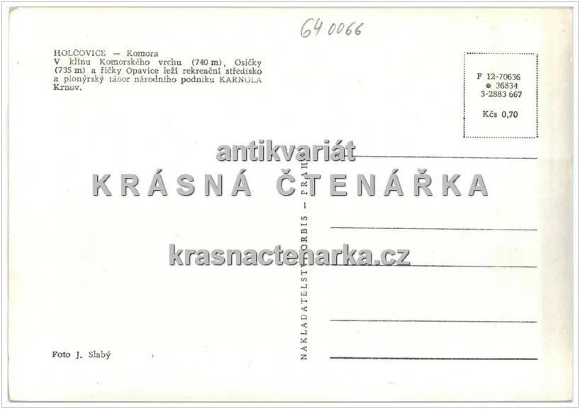 HOLČOVICE - KOMORA, Pionýrský tábor)