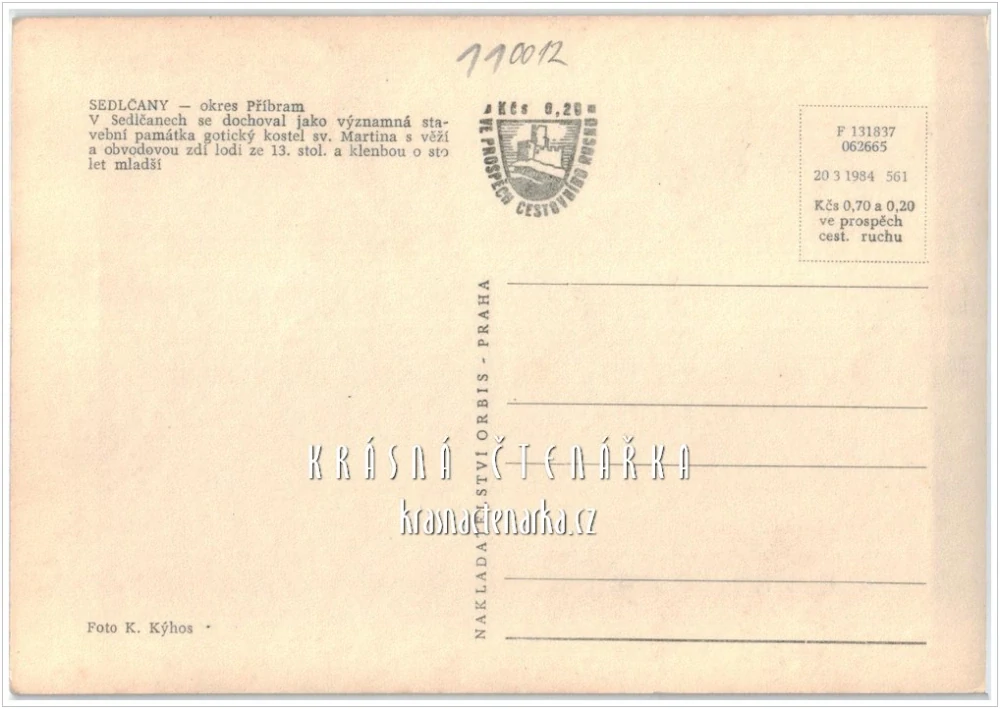 SEDLČANY, Kostel sv. Martina