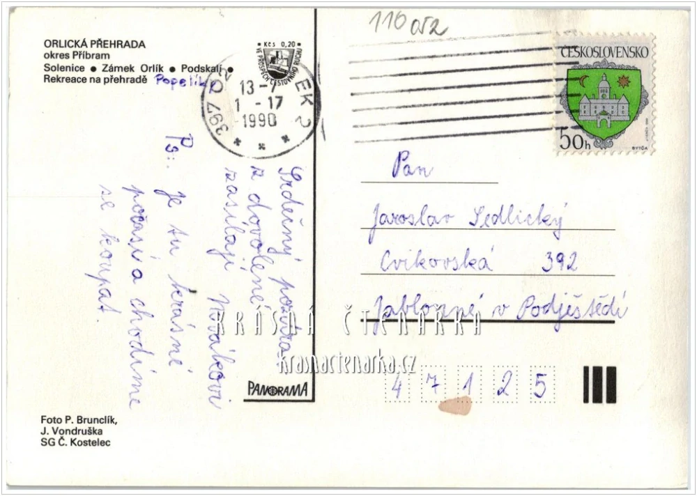 Vodní nádrž ORLÍK neboli ORLICKÁ PŘEHRADA