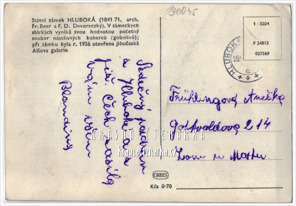 Zámek HLUBOKÁ NAD VLTAVOU