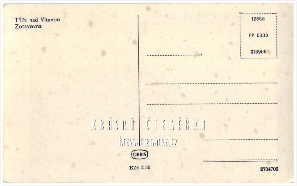 TÝN NAD VLTAVOU, Zotavovna ROH Permoník