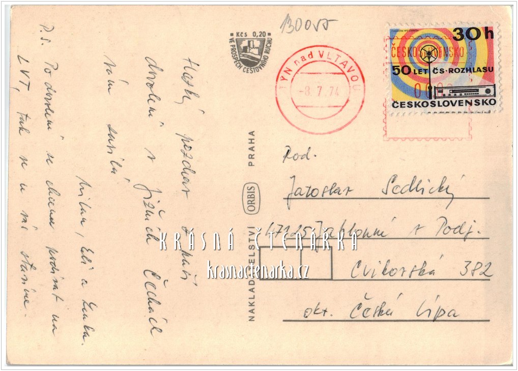 TÝN NAD VLTAVOU - KOLODĚJE NAD LUŽNICÍ - NEZNAŠOV