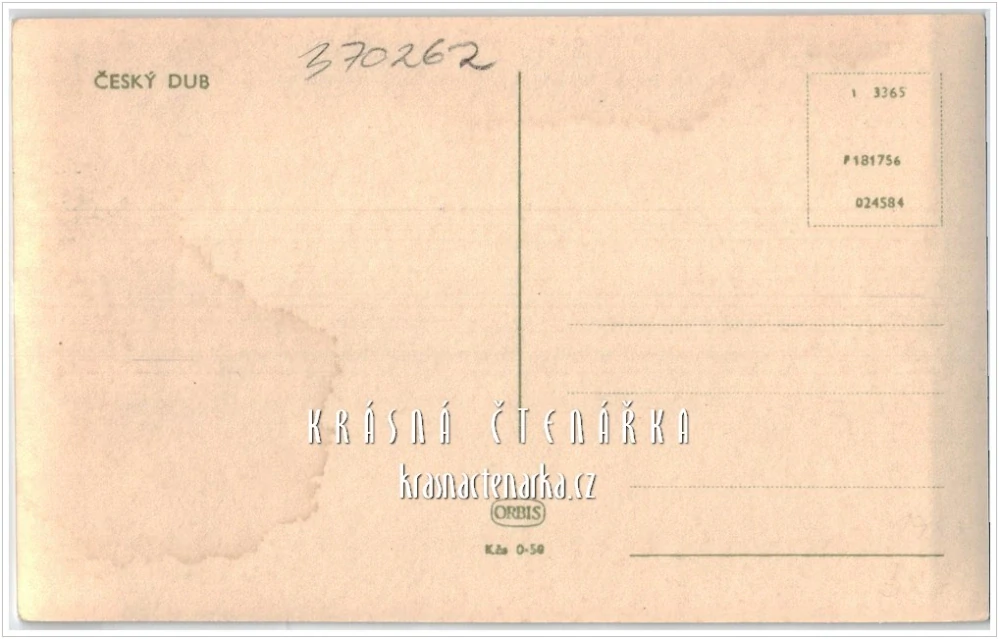 ČESKÝ DUB, Mateřská škola