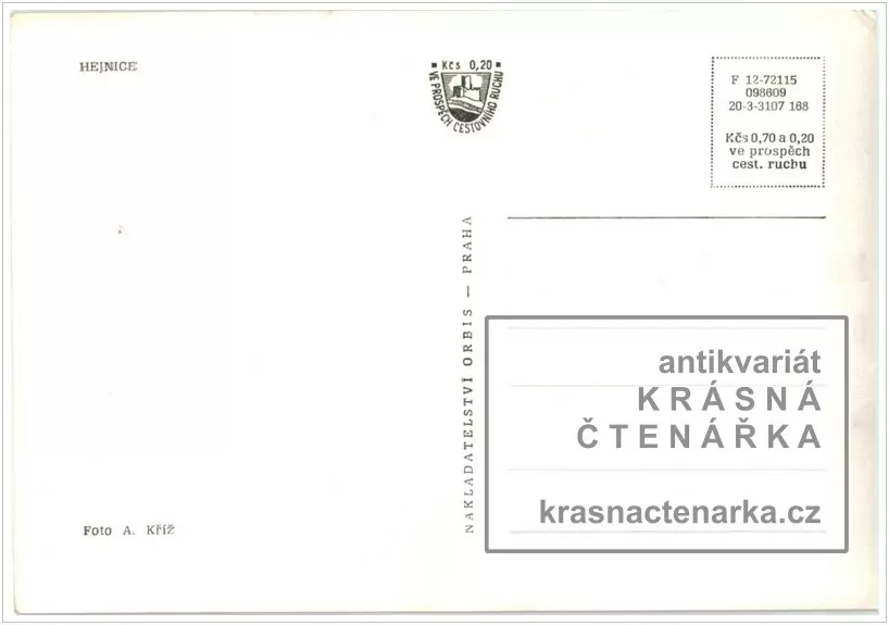 HEJNICE, Obchod Textil, křižovatka Jizerská a Nádražní ulice