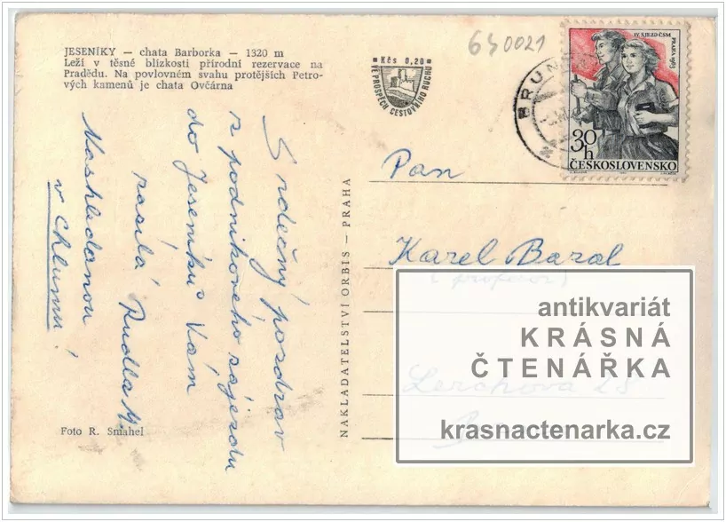 Pohoří JESENÍKY, Chata Barborka