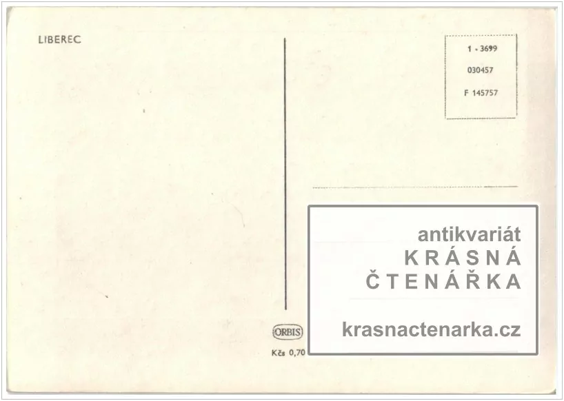 LIBEREC, Pohled z radnice směrem k zámku