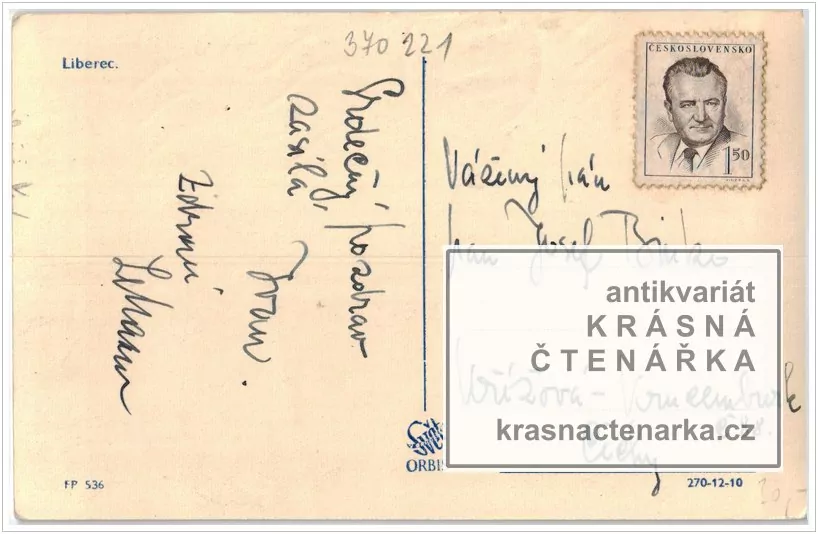 LIBEREC, Radnice a náměstí i s koňským povozem