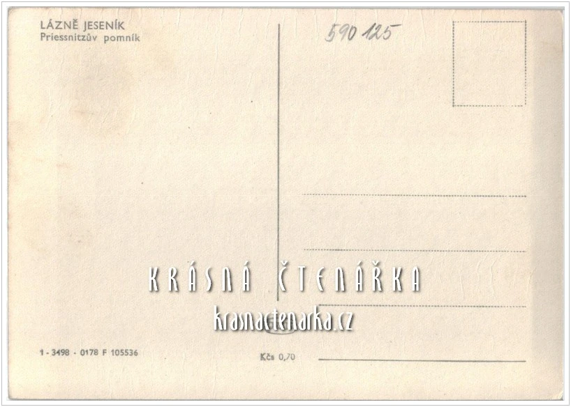 JESENÍK, Priessnitzův pomník