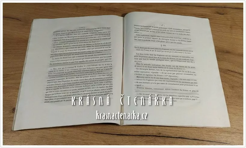 ARRÉT DU 21 JUIN 1831, RELATIF AUX CAUSES QUI ONT PU AMENER LA MORT DU PRINCE DE CONDÉ, AVEC DES NOTES